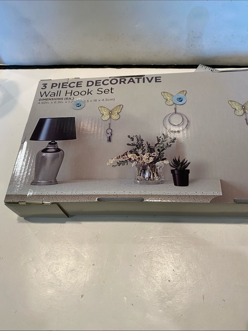 NWT 3-Piece Decorative Wall Hook Set - Picture 4 of 4
